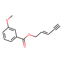 m-Anisic acid, pent-2-en-4-ynyl ester
