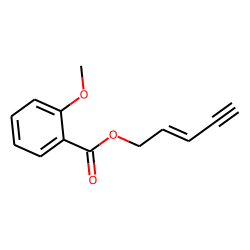 o-Anisic acid, pent-2-en-4-ynyl ester