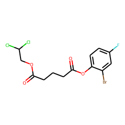 Glutaric acid, 2,2-dichloroethyl 2-bromo-4-fluorophenyl ester