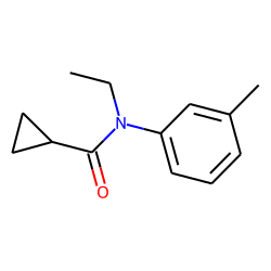 Cyclopropanecarboxamide, N-ethyl-N-(3-methylphenyl)-