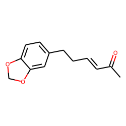6-(benzo[d][1,3]dioxol-5-yl)hex-3-en-2-one