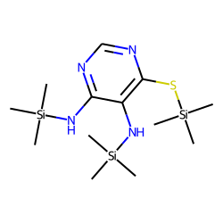 Pyrimidine, 5,6-diamino-4-mercapto, TMS