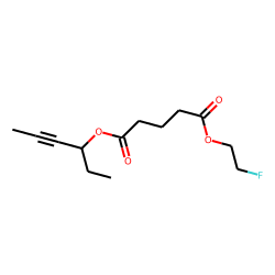 Glutaric acid, hex-4-yn-3-yl 2-fluoroethyl ester