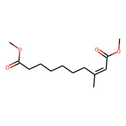 3-Methyl-dec-2-enedioic acid dimethyl ester, E