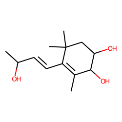 4-(3-hydroxy-but-1-enyl)-3,5,5-trimethylcyclohex-3-ene-1,2-diol