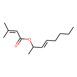 3-Methyl-2-butenoic acid, oct-3-en-2-yl ester