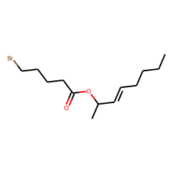 5-Bromovaleric acid, oct-3-en-2-yl ester
