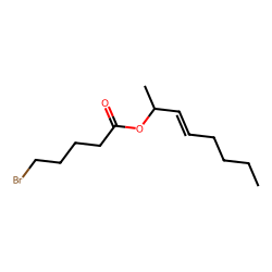 5-bromovaleric acid, oct-3-en-2-yl ester