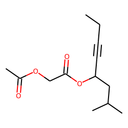 Acetoxyacetic acid, 2-methyloct-5-yn-4-yl ester