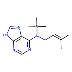 Purine, 6-(3-methyl-2-butenyl)amino, TMS
