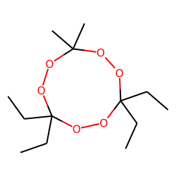1,2,4,5,7,8-hexaoxacyclononane, 3,3-dimethyl, 6,6,9,9-tetraethyl