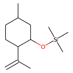 Silane, trimethyl[[5-methyl-2-(1-methylethenyl)cyclohexyl]oxy]-, [1R-(1«alpha»,2«beta»,5«alpha»)]-