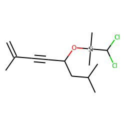4-(Dichloromethyl)dimethylsilyloxy-2,7-dimethyloct-7-en-5-yne