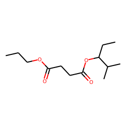 Succinic acid, 2-methylpent-3-yl propyl ester