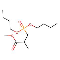 Isobutyric acid, 3-dibutoxyphosphinyl, methyl ester