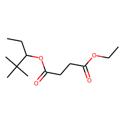 Succinic acid, 2,2-dimethylpent-3-yl ethyl ester