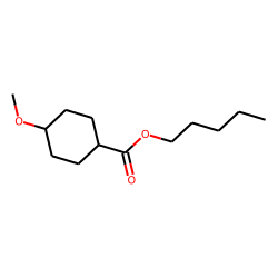 Cyclohexanecarboxylic acid, 4-methoxy-, pentyl ester