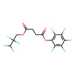 Succinic acid, 2,2,3,3-tetrafluoropropyl pentafluorophenyl ester