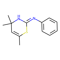 4,4,6-Trimethyl-2-phenylimino-4H-1,3-thiazine