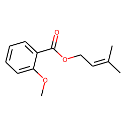 o-Anisic acid, 3-methylbut-2-enyl ester