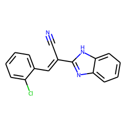 1H-Benzimidazol-2-acetonitrile,a-([2-chlorophenyl]methylene)-