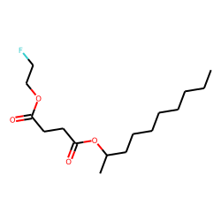 Succinic acid, dec-2-yl 2-fluoroethyl ester