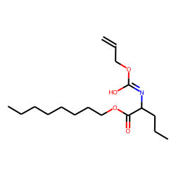 l-Norvaline, N-allyloxycarbonyl-, octyl ester