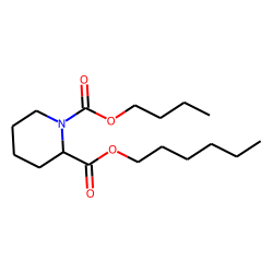 Pipecolic acid, N-butoxycarbonyl-, hexyl ester