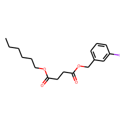 Succinic acid, hexyl 3-iodobenzyl ester
