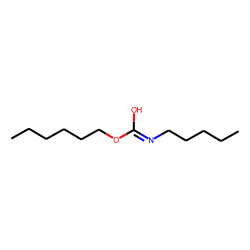 Carbonic acid, monoamide, N-pentyl-, hexyl ester