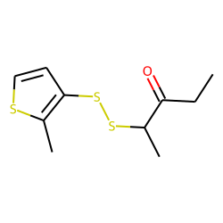 2-[2-Methyl-(3-thienyldithio)]pentan-3-one