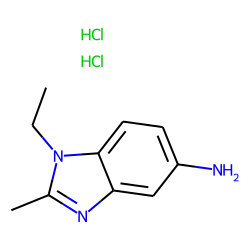 Benzimidazole, 5-amino-1-ethyl-2-methyl-, dihydrochloride