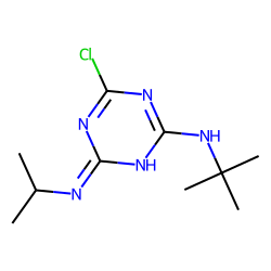 s-Triazine, 2-chloro, 4-(1-methylethyl)amino-6-(1,1-dimethylethyl)amino