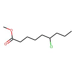 6-Chlorononanoic acid, methyl ester
