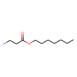 Propionic acid, 3-iodo-, heptyl ester