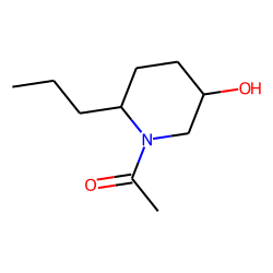 3-Piperidinol, 1-acetyl-6-propyl-, (3R-trans)-