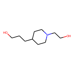 N-(«beta»-Hydroxyethyl)-4-(«gamma»-hydroxypropyl)piperidine