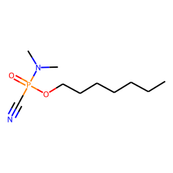 Heptyl N,N-dimethylphosphoramidocyanidate