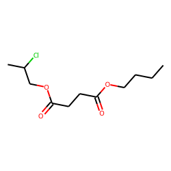 Succinic acid, butyl 2-chloropropyl ester