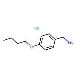 Benzenemethanamine, 4-butoxy-, hydrochloride (1:1)
