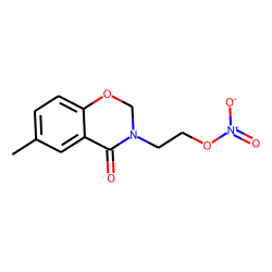 6-Methyl-3-(2-nitroxyethyl)-2H-1,3-benzoxazin-4(3H)-one