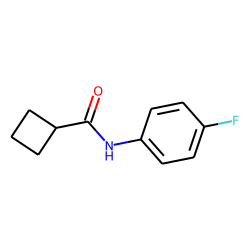 Cyclobutanecarboxamide, N-(4-fluorophenyl)-