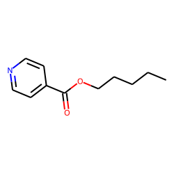 Isonicotinic acid, pentyl ester