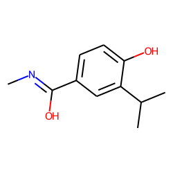 Benzamide, 4-hydroxy, 3-(1-methylethyl), N-methyl
