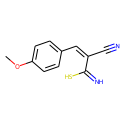 2-Propenethioamide, 2-cyano-3-(3-methoxyphenyl)-