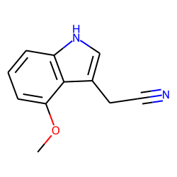 1H-Indole, 4-methoxy-3-cyanomethyl-