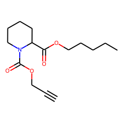 Pipecolic acid, N-propargyloxycarbonyl-, pentyl ester