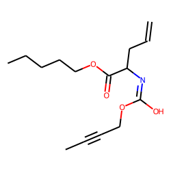 2-Aminopent-4-enoic acid, N-(but-2-yn-1-yloxycarbonyl)-, pentyl ester