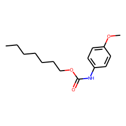 P-methoxy carbanilic acid, n-heptyl ester