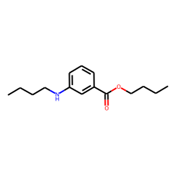 Benzoic acid, 3-butylamino-, butyl ester